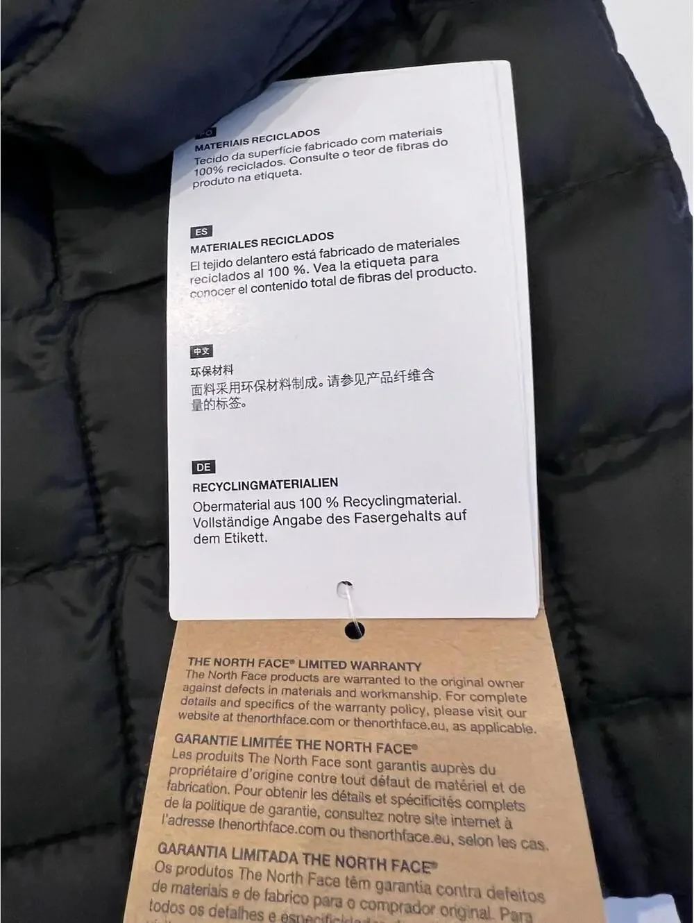 The North Face Men’s ThermoBall Black Jacket Size Large